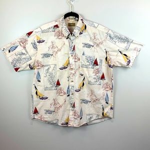 Natural Issue Sailing Hawaiian Camp Shirt